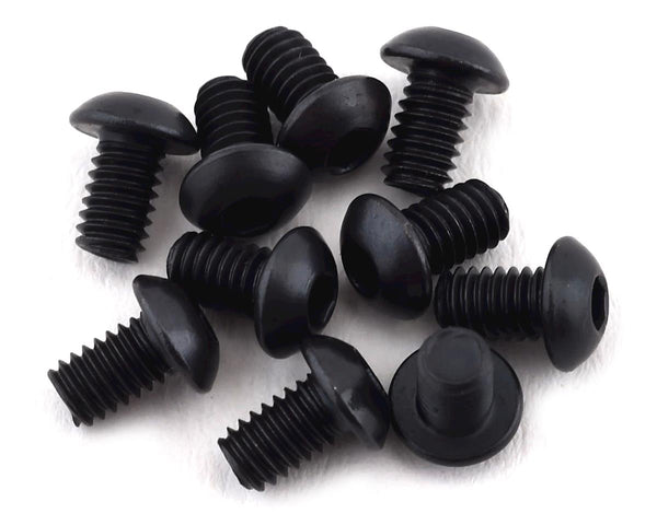 TLR245012 TLR Button Head Screws, M2.5x4mm, 10pcs, 8X Elite