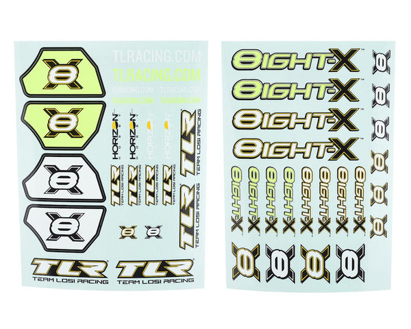 TLR249004 TLR Logo Sheet, 8X, Clearance