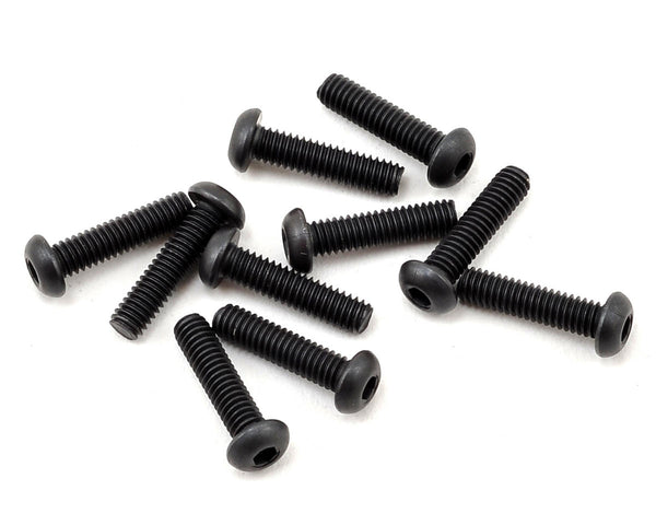 TLR255002 TLR Button head Screws, M2 5x10mm, 10pcs, 8X Elite