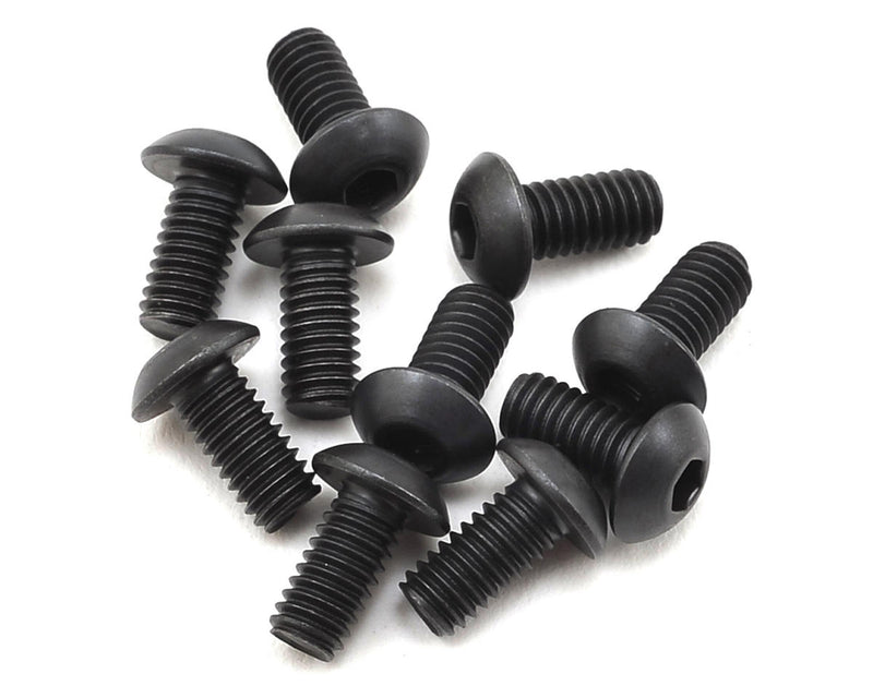 TLR255005 TLR Button Head Screws, M4x8mm (10)