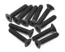 TLR255014 TLR Flat Head screws, M4x20mm, 10pcs, 8X Elite Losi