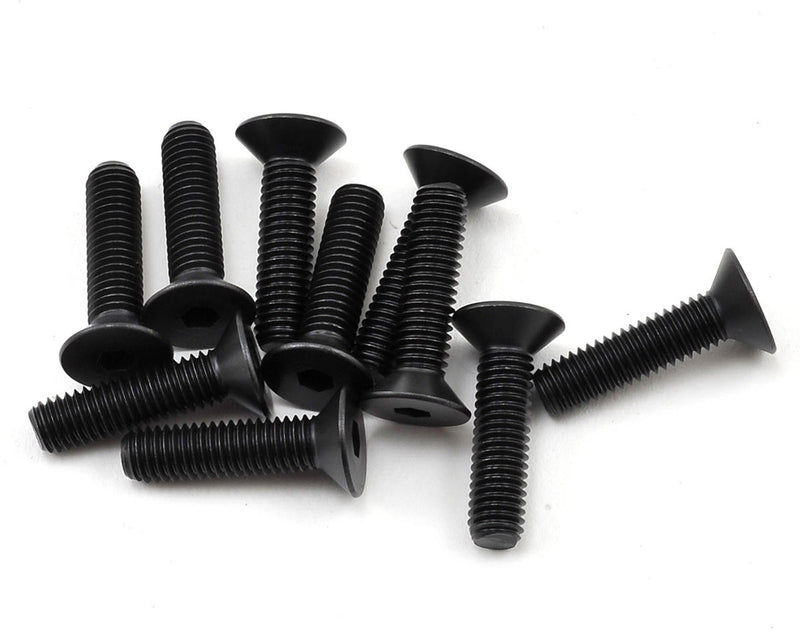 TLR255028 TLR Flat Head Screws, M5x20mm (10)