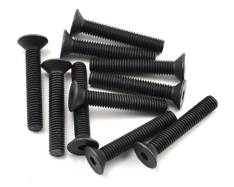 TLR255030 TLR Flat Head Screws, M5x30mm (10)