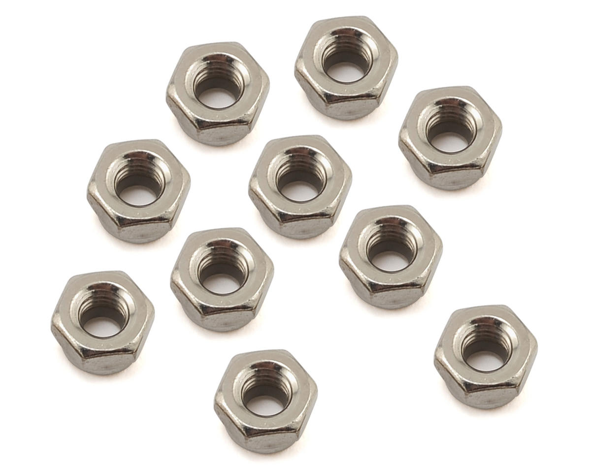 TLR256005 TLR Nylock Nut, M4, 10pcs, 8X Elite Losi