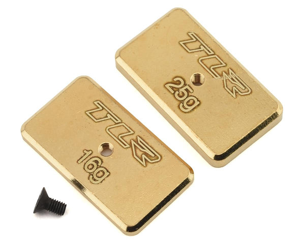 TLR331041 TLR Rear Brass Weight Set, 16g & 25g, 22 5.0