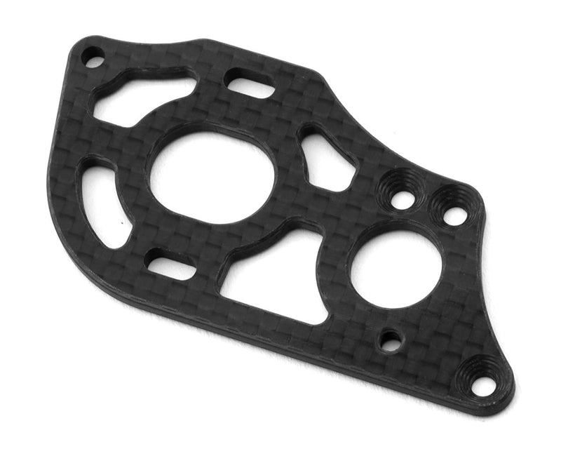 TLR332089 TLR 3-Gear Laydown Carbon Motor Plate, 22 5.0