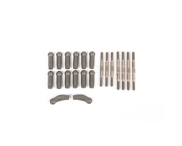 TLR334077 TLR HD Turnbuckle Kit, Titanium, 22X-4