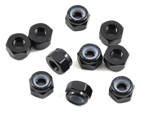 TLR336004 TLR M3 Aluminium Lock Nuts, Black, 10pcs, 22 5.0 DC Elite