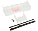 TLR340004 TLR Polycarbonate Wing, Pre Cut, Clear, 8X Elite Losi