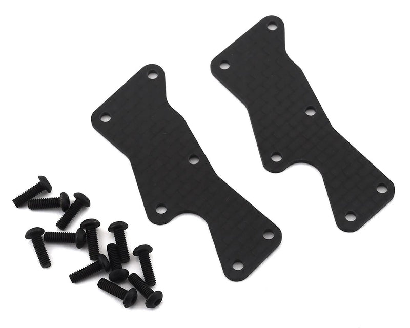 TLR344037 TLR Front Arm Inserts, Carbon, 8X Elite