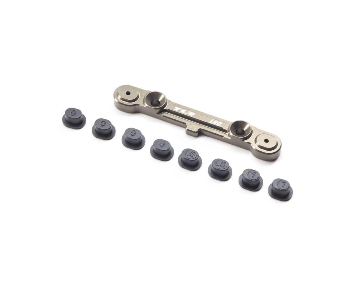 TLR344045 TLR Adjustable Rear LRC Hinge Pin Brace with Inserts, 8X, Clearance Losi