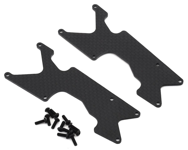 TLR344048 TLR Rear Arm Inserts, Carbon, 8XT