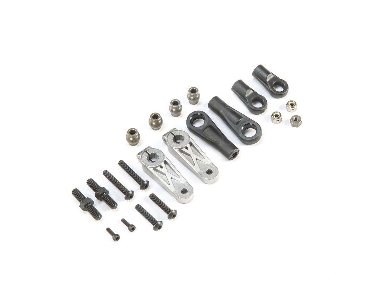 TLR351007 TLR Dual Steering Linkage Kit, 5T, 5B Losi