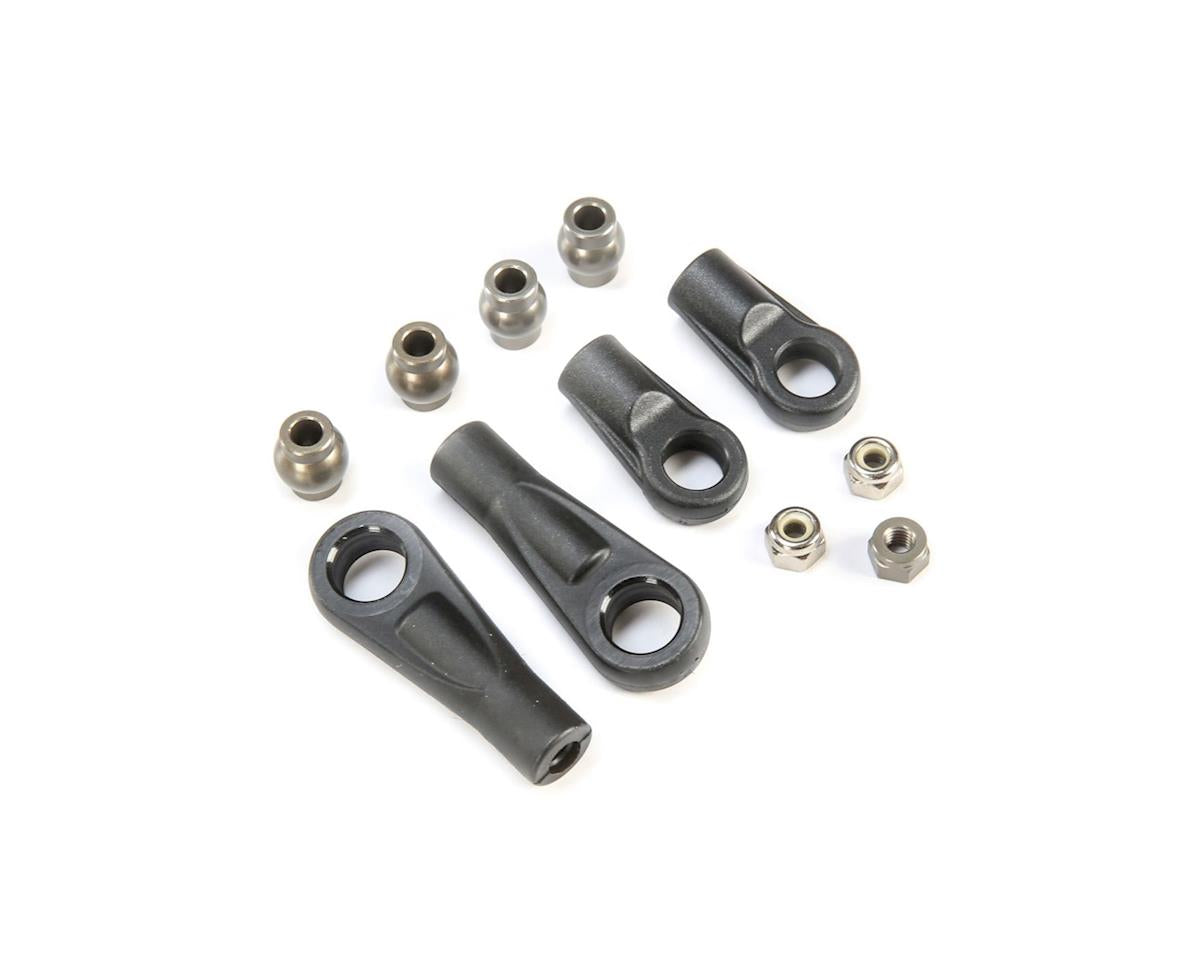 TLR351008 TLR Dual Steering Rod Ends and Pivot Balls, 5B, 5T Losi