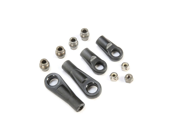 TLR351008 TLR Dual Steering Rod Ends and Pivot Balls, 5B, 5T