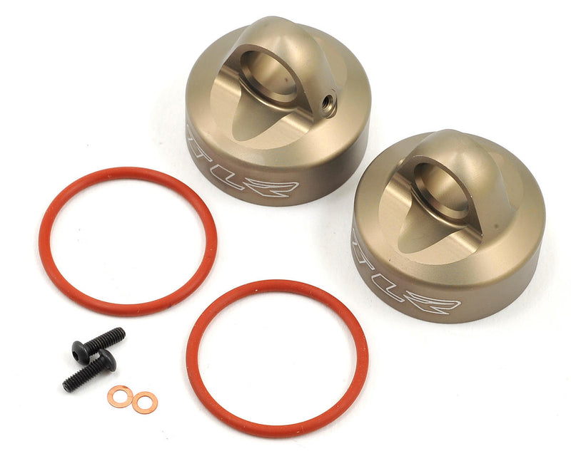 TLR353003 TLR Bleeder Shock Caps, Al (2) 5T, Mini WRC