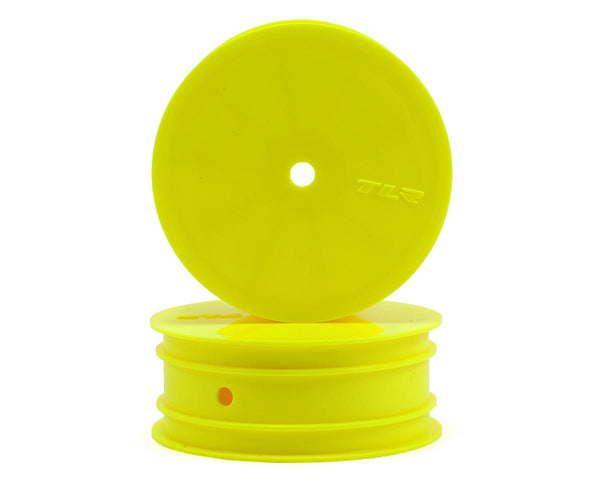 TLR43010 TLR Front Wheel, 12mm Hex, Yellow , 2pcs, 22 3.0