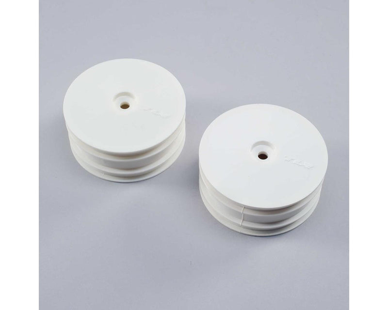 TLR43022 TLR Front Wheel, White, 2pcs, 22X-4