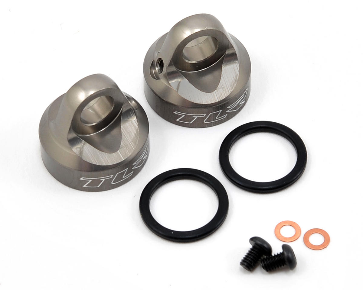 TLR5062 TLR Bleeder Shock Caps, Alum , 2pcs,TEN Losi