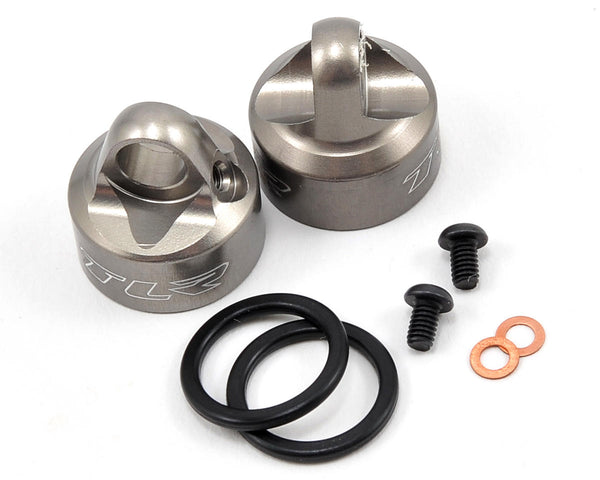 TLR5065 Bleeder Shock Caps Alum (2) 22/22T