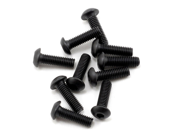 TLR5903 TLR Button Head Screws, M3 x 10mm, 10pcs