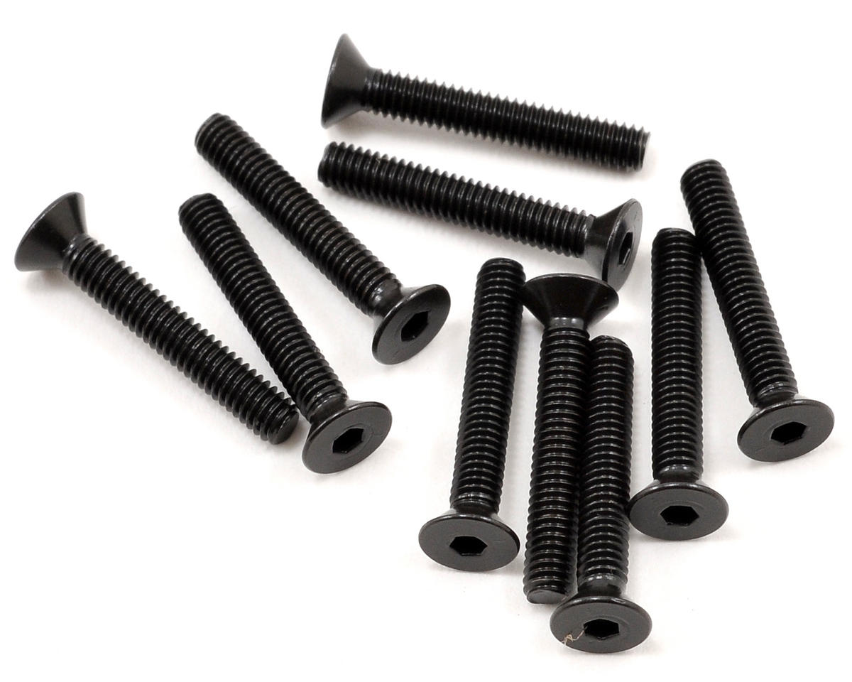 TLR5959 TLR Flathead Screw, M2.5 x 16mm (10) Losi