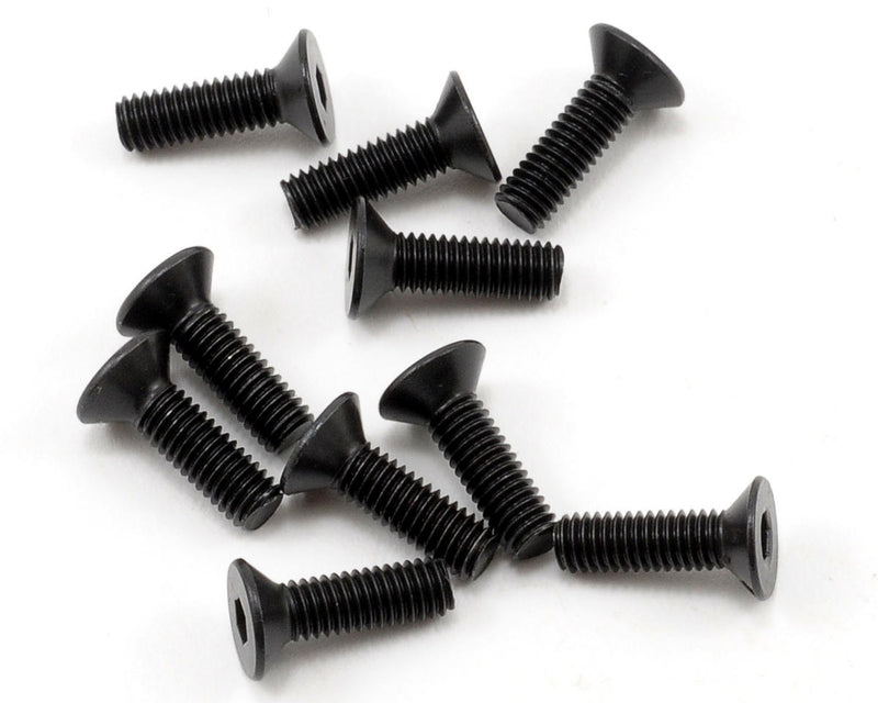 TLR5962 TLR Flathead Screws, M3 x 10mm, 10pcs