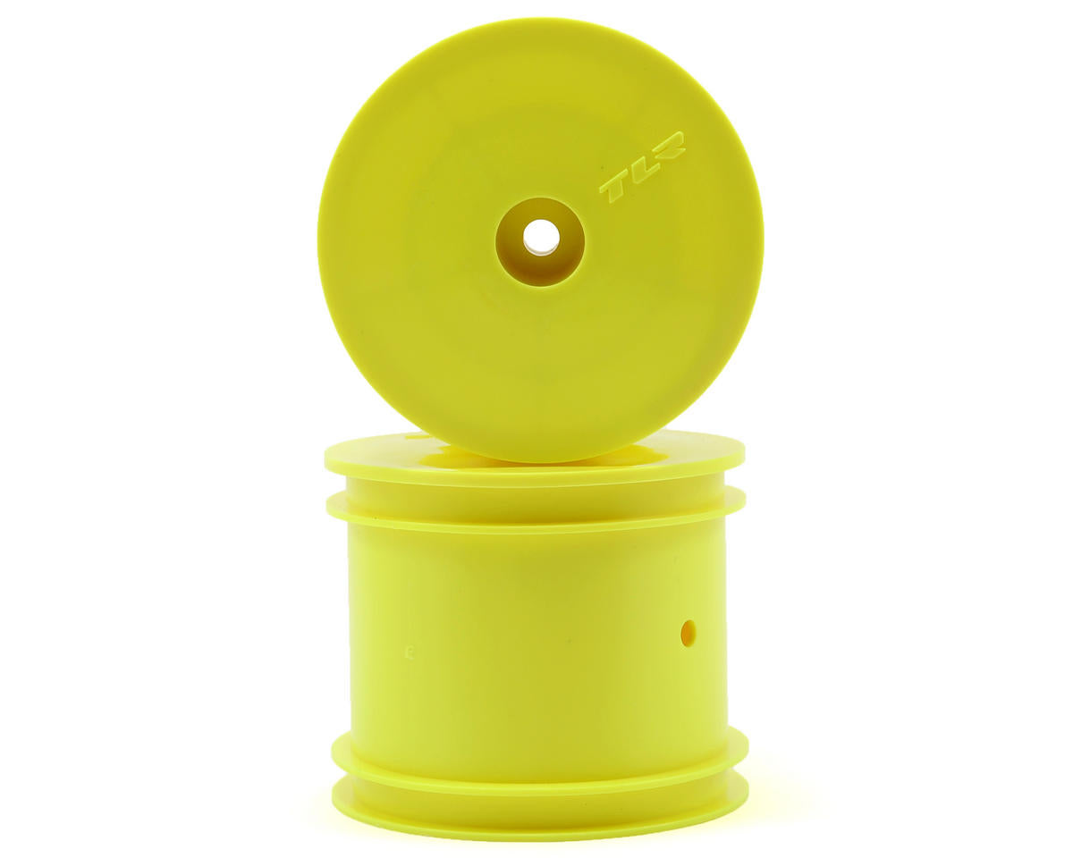TLR7002 TLR Fr/R Wheel, Yellow 22T Losi