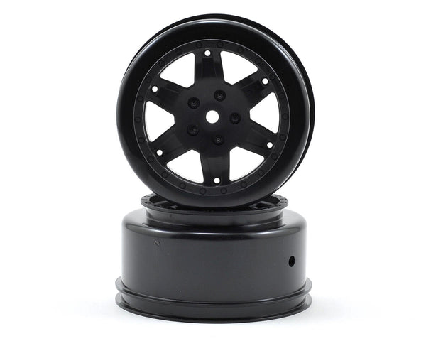 TLR7011 TLR 1/10 Front/Rear SCT 2.2/3.0 Wheels, 12mm Hex, Black (2), 22SCT