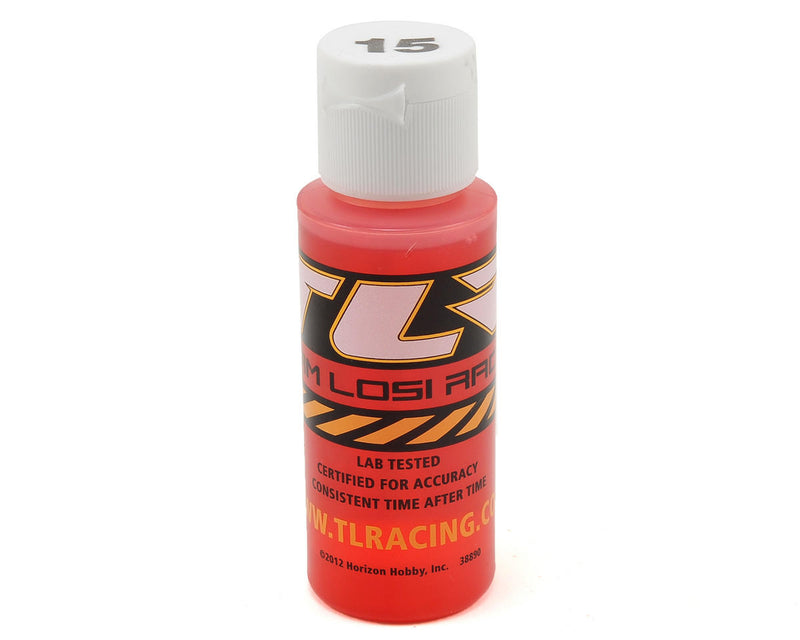 TLR74000 TLR Silicone Shock Oil, 15wt, 2oz