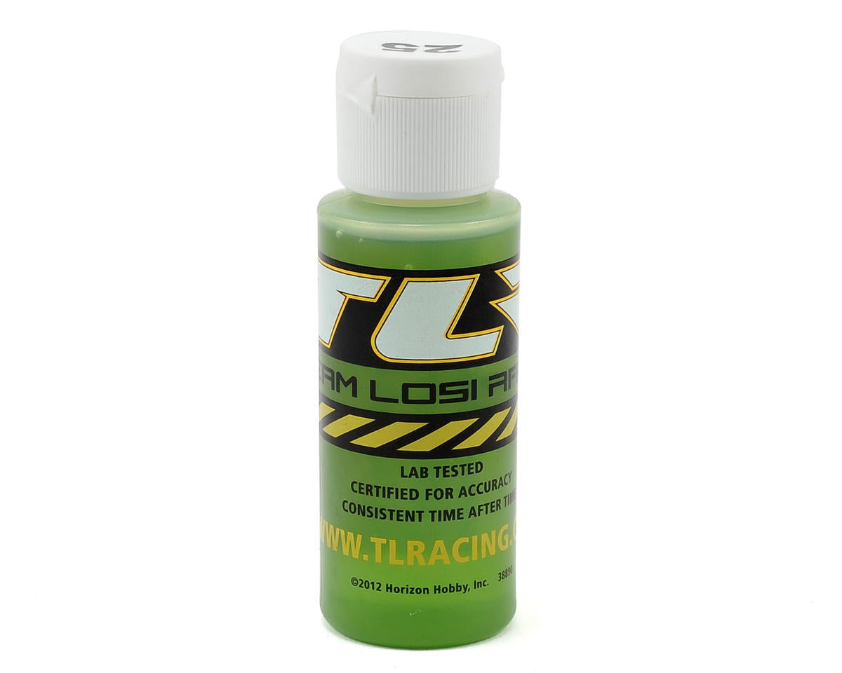 TLR74004 TLR Silicone Shock Oil, 25wt, 2oz Losi