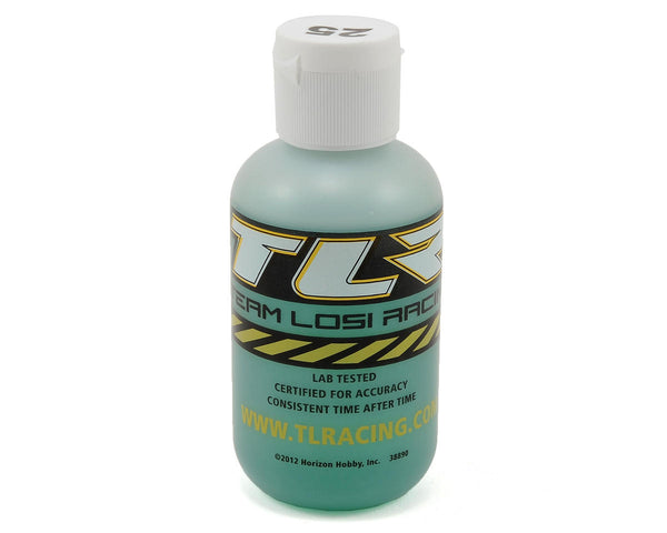 TLR74022 TLR Silicone Shock Oil, 25wt, 4oz