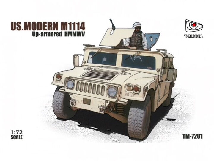 T-Model 1/72 U.S.HMMWV M1114 Plastic Model Kit