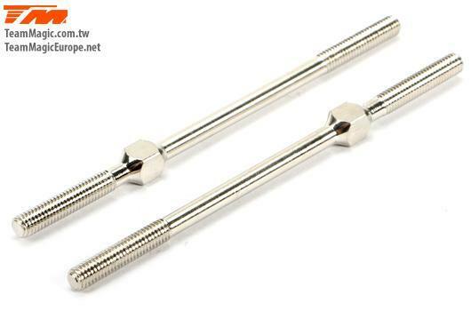 TM116137 Hardened Adjustable Rod 3x70mm (2) Team Magic