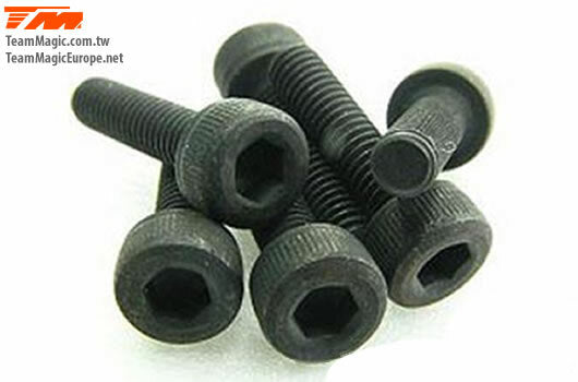 TM126318C 3x18mm Cap Screw (6) Team Magic