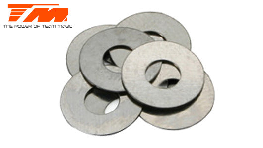 TM130103 4.2x10x0.2mm Shim (6) Team Magic