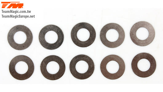 TM130121 6.2x12x0.15mm Washer (10) Team Magic