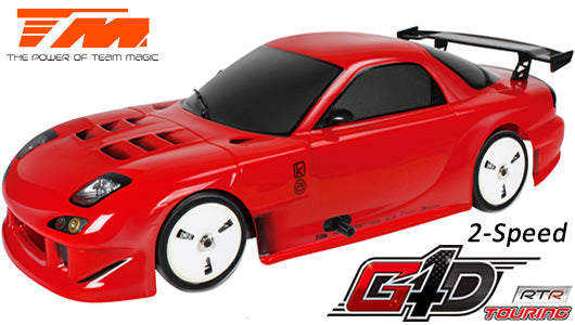 TM502091A-RX7 1/10 Nitro - 4WD Touring - RTR - Pull Start - 2-Speed - Team Magic G4D TC RX7502019 Team Magic