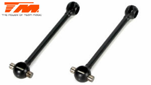 TM503124-1 E4 - Steel Drive Shaft Only (2 pcs) Team Magic