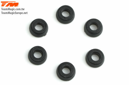 TM503252 3.1x6.5x3mm Nylon Washer (6) Team Magic