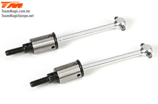 TM503303 E4D Alum. Front/Rear CVA Shaft (2) Team Magic