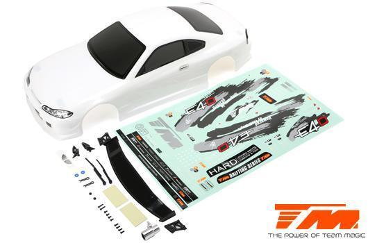 TM503319WA Body - 1/10 Touring / Drift - 190mm - Painted - no holes - S15 White Team Magic