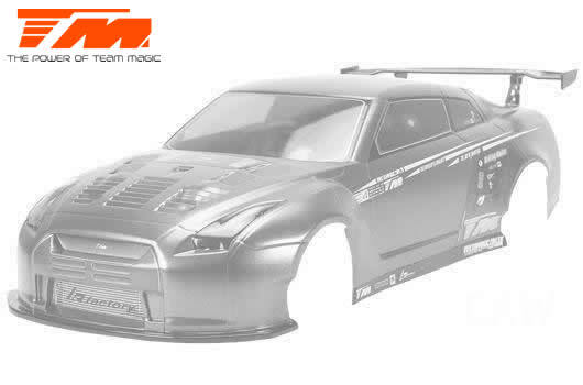 TM503394C Body - 1/10 Touring / Drift - 190mm - Clear - R35 Team Magic