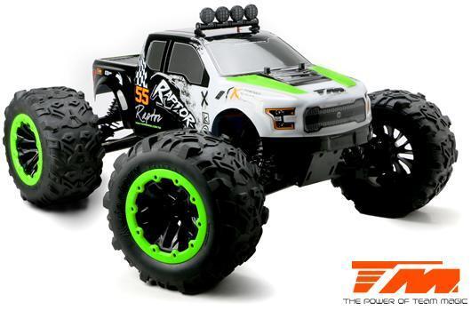 TM505007G E6 Raptor EP Monster Truck 6S Green Team Magic