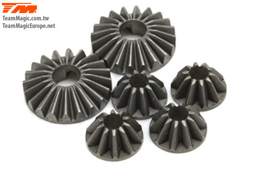 TM505114 Diff Bevel Gear Set E6 Team Magic