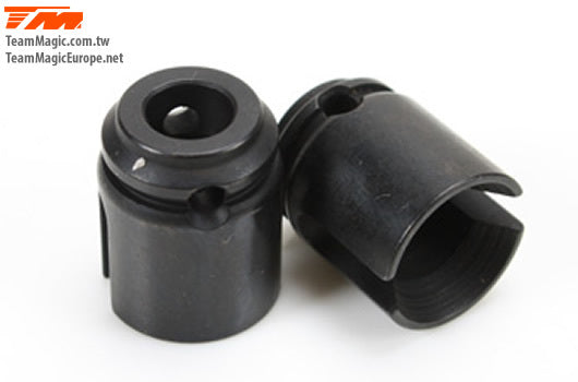 TM505118 E6 Center Solid Axle Outdriver (2) Team Magic