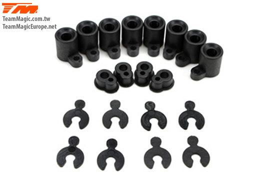 TM505131 Nylon Adjuster & Pivot Ball Mount E6 Team Magic