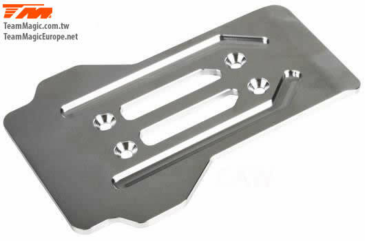 TM505228 E6 CNC stainless chassis front guard Team Magic