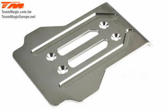 TM505229 E6 CNC stainless chassis rear guard Team Magic