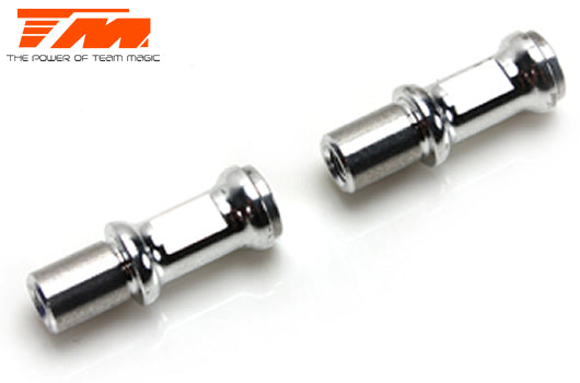 TM507108 Alum. Steering Post (2) Team Magic